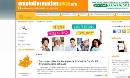 CARIF Espace Compétences PACA