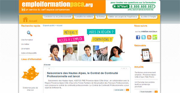 CARIF Espace Compétences PACA