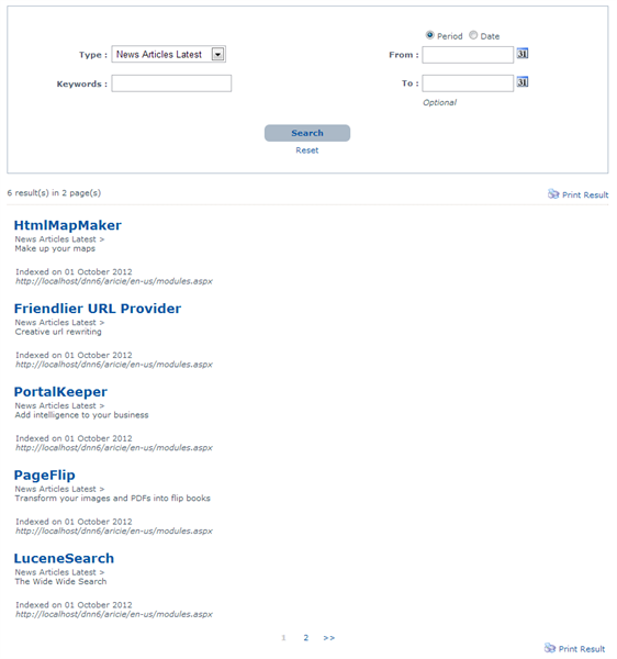 Lucene Search