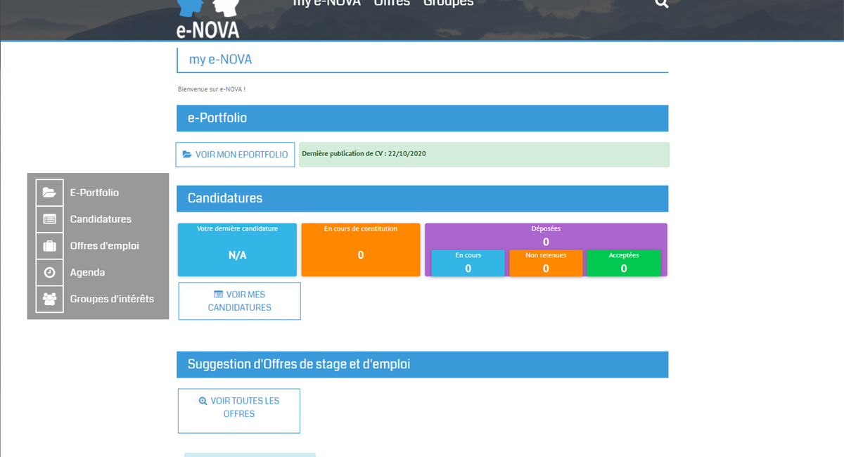 e-NOVA : Nouvel Outil pour la Valorisation des Acquis pour E2C Marseille